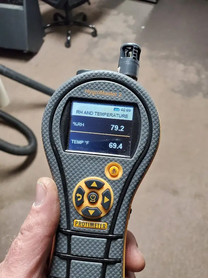 Moisture meter humidity assessment for Fire & Smoke Damage Restoration in Templeton